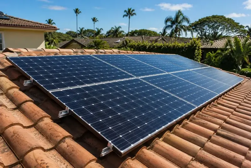 Installation de panneaux solaires au Bignon
